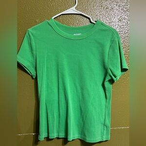 Old Navy Vibrant Green Kids Tee